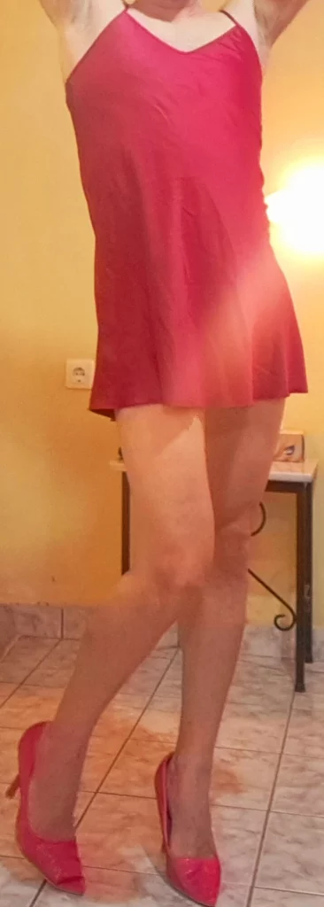 The feel of satin and walking in heels is perfect!